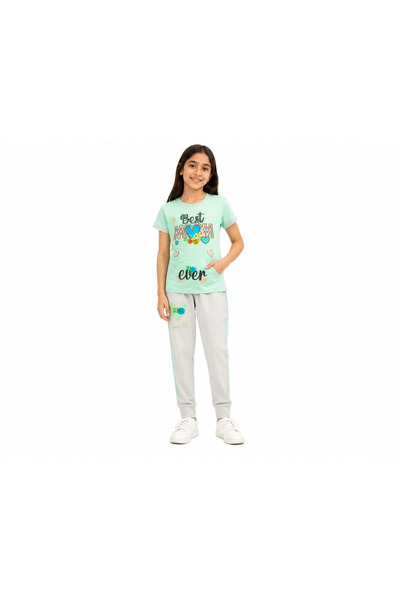 Generic Girls' Set T-Shirt and Trousers Best Mom Ever