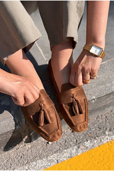I Love Shoes Olena Brown Suede Women's Loafer