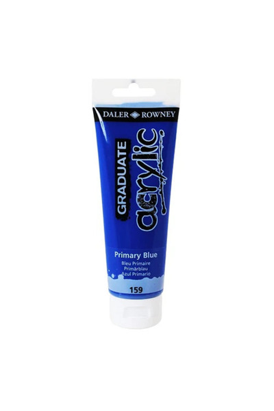 Daler Rowney Primary Blue Acrylic 120ml - Graduate-159