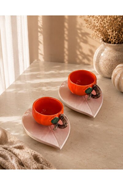 myseramik Myser 2li Balkabağı Fincan Set