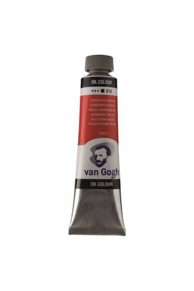 Van Gogh Oil Paints 40ml Color 314 Cadmium Red Medium