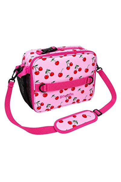 BONBON - Insulated Lunch Bag With Bottle Holder - Cherries