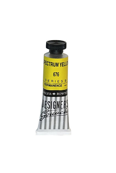 Daler Rowney ألوان الغواش - 15 مل - أصفر سبكتروم 676