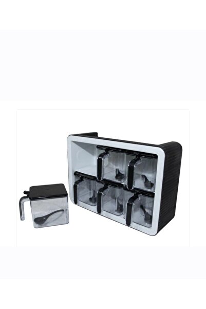 Alaca Tapi̇x 6-Piece Crystal Spice Container Set