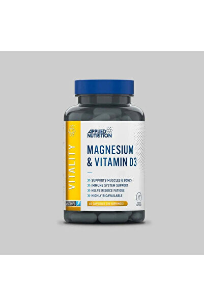 applied nutrition Magnesium & Vitamin D3 60 Caps