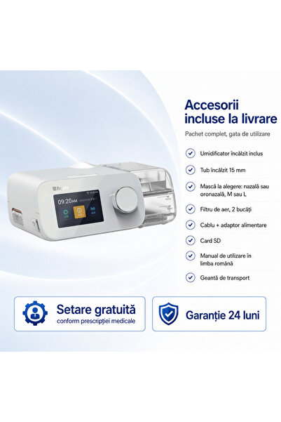HEYER Aparat Auto-CPAP pentru apnee in somn 20A Pro