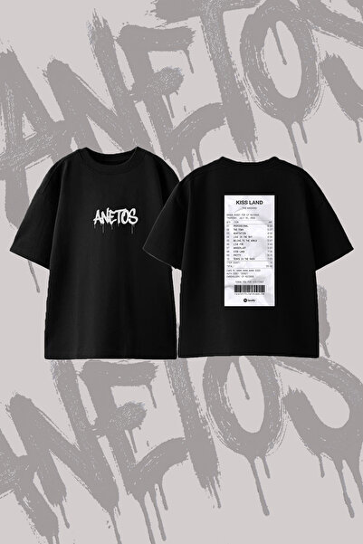 Anetos The Weeknd Kiss Land_1 Σχεδιασμένο μπλουζάκι με στάμπα στην πλάτη, βαμ...