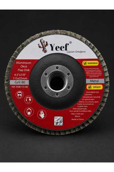 ALİMİNYUM METAL FLAP DİSK 60 GRİT