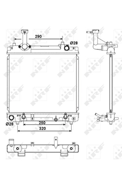 NRF Radiator Racire Motor NISSAN PIXO SUZUKI ALTO 7