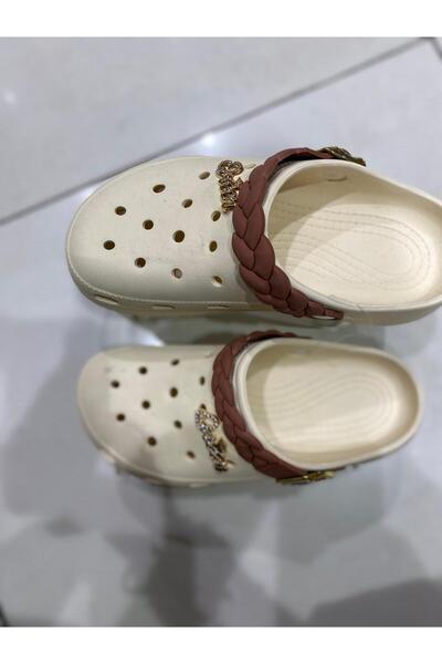 Aysun Ayakkabı Cream-Colored Inside-Out Temoplastic Closed-Toe Women's Slippers