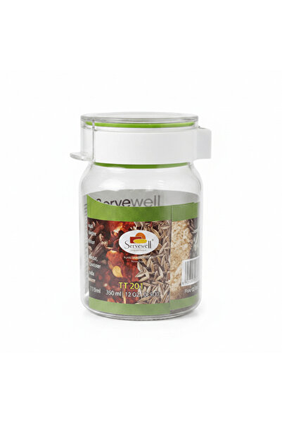 Servewell وعاء محكم الإغلاق تيك-تاك - دائري سعة 350 مل - غطاء قابل للطي مانع ...