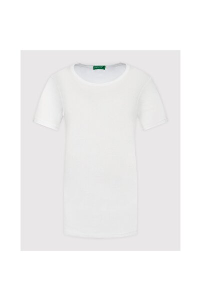 United Colors of Benetton Tricou de damă 3GA2E16A0 Alb