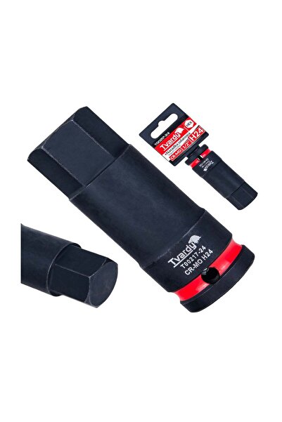 Tvardy Cheie tubulară de impact HEX H24, 1/2 ", Cr-Mo, T00217-24