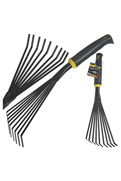 GEKO Greblă de grădină mini pentru frunze, 36 cm, G72045