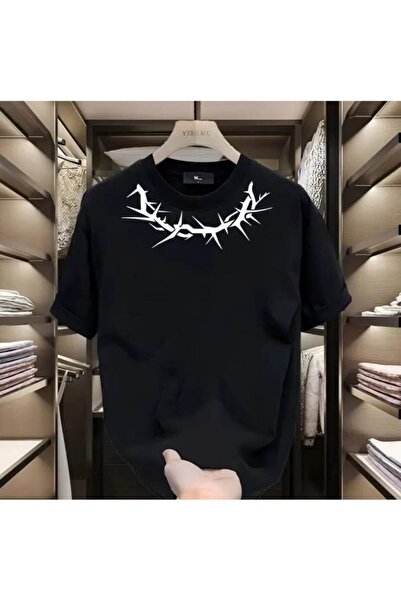 classy moda Unisex πολύχρωμο μπλουζάκι με στάμπα Oversize Streetwear Άνετη εφ...