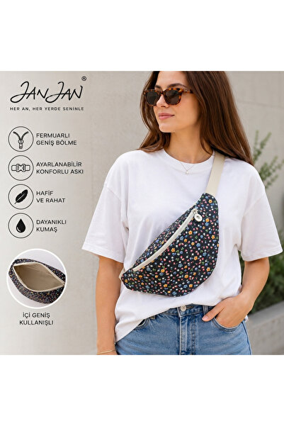 JANJAN Women's Cross Waist Chest Bag and Shoulder Bag Bags, Women's Hiking Ba...