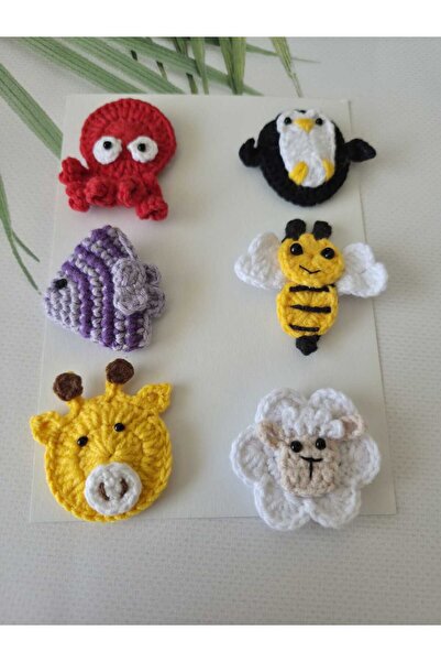 Hand Mother's Since 2024 Hairless Baby Hair Clips 6-Piece Mixed Sets Hanmade ...