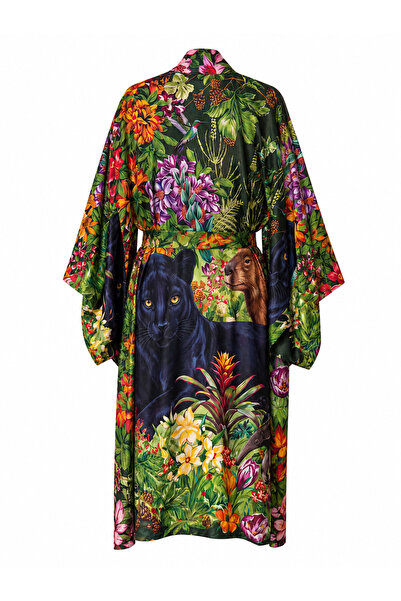 Sorbie Design Panthère Botanique Kimono