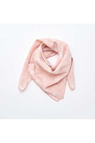 KIABI Printed Square Scarf PINK