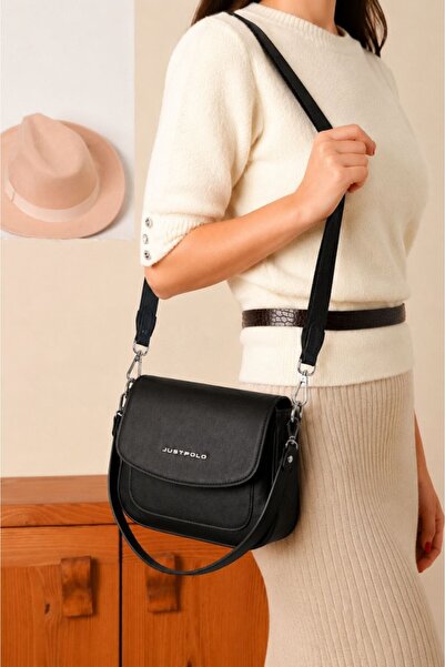 Just Polo Women's Shoulder Bag New Season Fabric