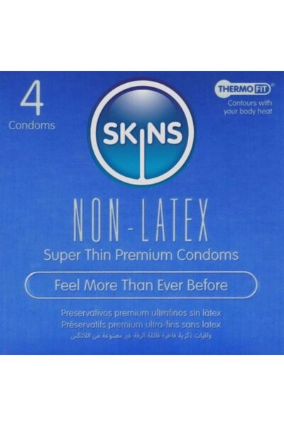 Skins ΠΡΟΦΥΛΑΚΤΙΚΑ ΧΩΡΙΣ ΛΑΤΕΞ, ΣΥΣΚΕΥΑΣΙΑ 4 ΤΕΜΑΧΙΩΝ