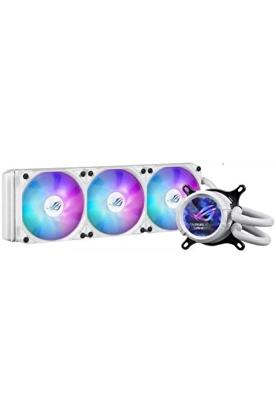 ASUS Cooler procesor lichid 360 AIO LCD ARGB ROG Strix LC III 360 White