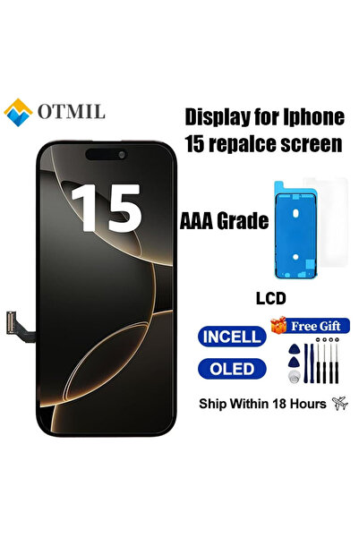 Choice OLED 15 OLED Display for iPhone 15, Full HD 6.1 Inch LCD Touch Screen ...