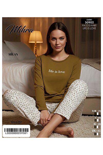 Mihra SET DE PIJAMA CU MÂNECĂ LUNGĂ