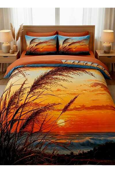 Elmas Dizayn Custom Design Single Duvet Cover Set Cotton Satin 160X240 cm Bra...