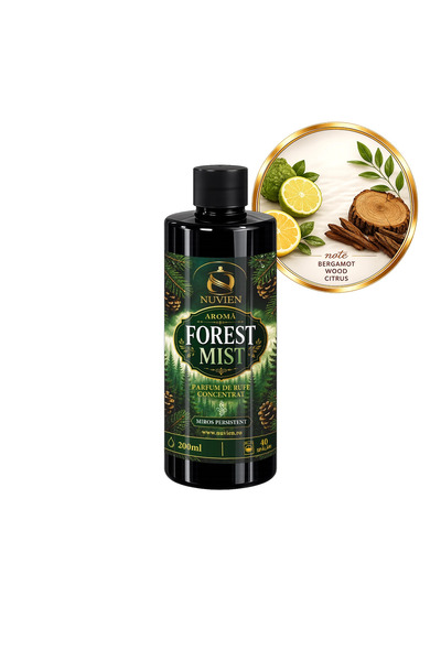 Nuvien Parfum concentrat pentru rufe, Ceață de pădure, 200ml