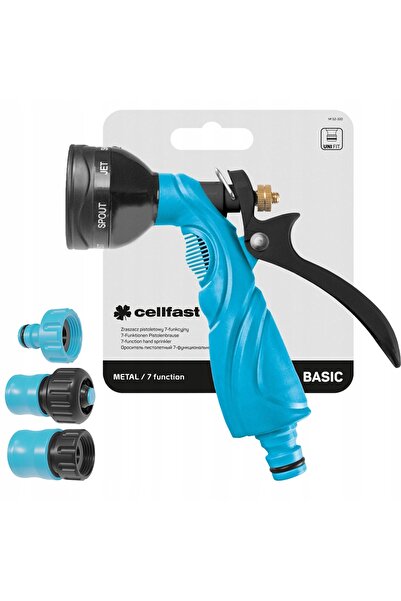 Cellfast SET FURTUN ARMAT 1/2" 50M + ASPIRATOR DE APĂ + 3x CONECTORI PREMIUM