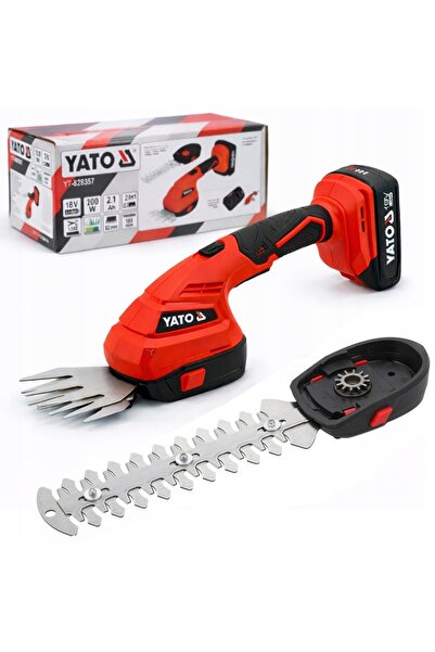 VOREL by YATO Foarfecă electrică YATO pentru iarbă și plante, 18V, cu baterie...