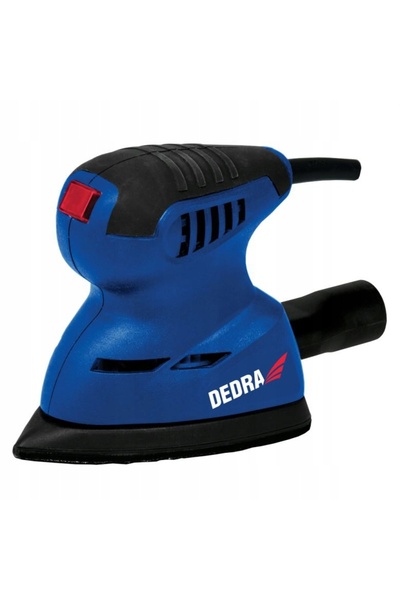 dedra Șlefuitor electric oscilant de 125W pentru prelucrarea lemnului, set de...