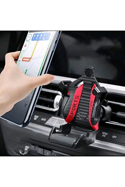 Generic Racing Seat Car Air Vent Phone Holder, Carbon Fiber Style Sports Chai...