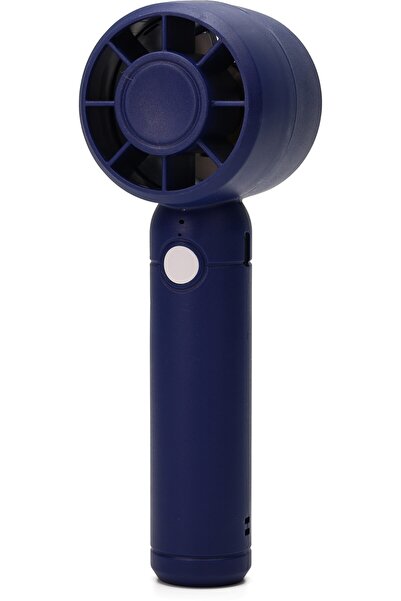 Telvesse Turbo 3 MOD Şarjlı El Fanı 3 Kademe Seyahat Masaüstü Vantilatör Taşınabilir Mini Fan Mavi F130