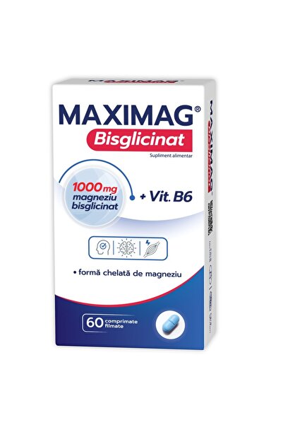 Zdrovit MaxiMag Bisglicinat, 60 comprimate,