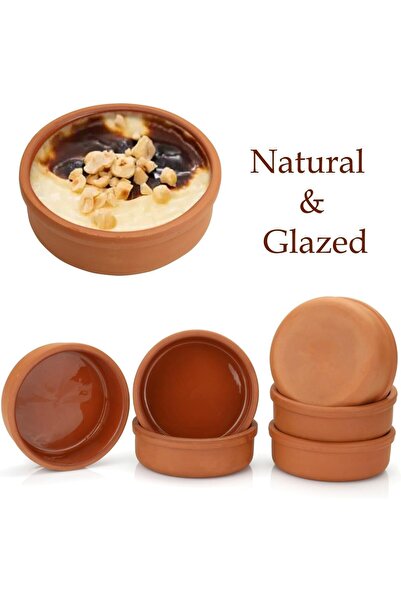 OVA Microwave And Oven Safe Clay Cooking Pot, 6 piece