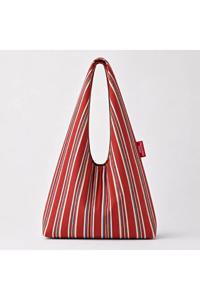 Fille a Fille Design Studio Sunset Stripe Omuz Çantası,Baskılı dokuma bez çanta