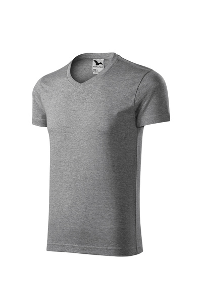 Malfini Tricou din bumbac cu decolteu în V, croială slim.