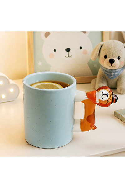 AiroBazar Ceramic Mug with Cute 3D Animal Figures - Handmade Look Gift-Ready ...