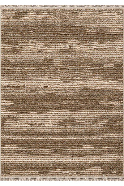 GÜMÜŞSUYU Woolpoint 80717 Kahve Makine Halısı