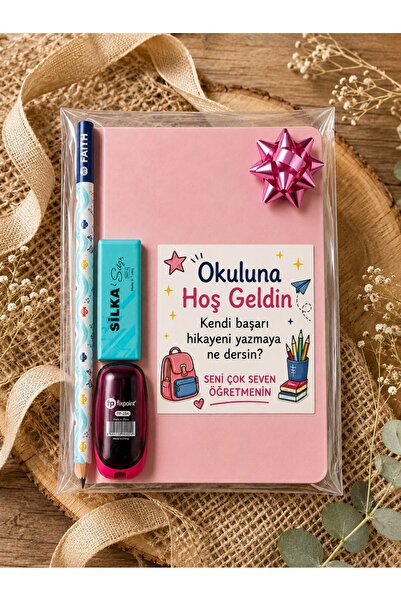 Sınıfına Hoş Geldin, Okuluna Hoş Geldin Hediyesi Kırtasiye Seti Hediyesi 3 SET