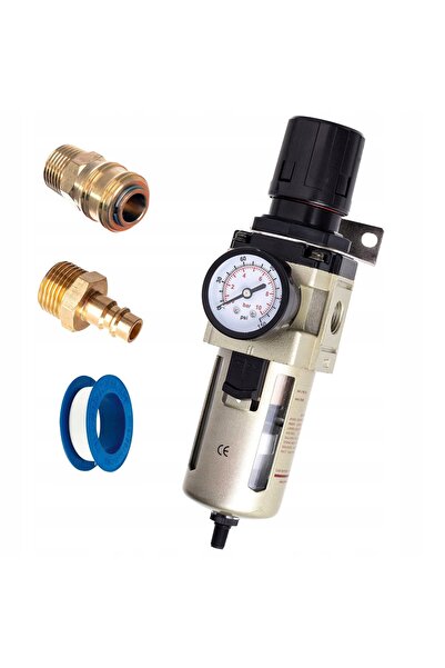 TC Technic Filtru Reductor 1/2 AUTOMAT pentru Compresor Uscător de Aer + Raco...
