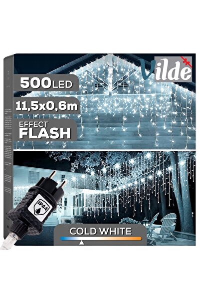 Vilde Ghirlandă luminoasă de Crăciun pentru exterior, de grădină, cu 500 LED-...