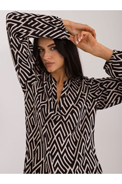 Sublevel Bluza Dama, Sublevel, Viscoza, Maneca lunga, Bej, model D73771M11186B