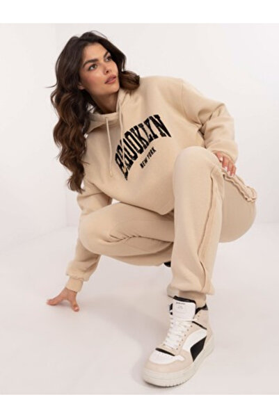 CALİMERA Women's Suit, Calimera, Cotton, Long Sleeve, Beige, model CLM-KM1282.37