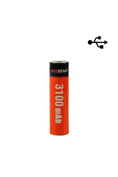 ACEBEAM Επαναφορτιζόμενη μπαταρία με κωδικό USB ACE-030