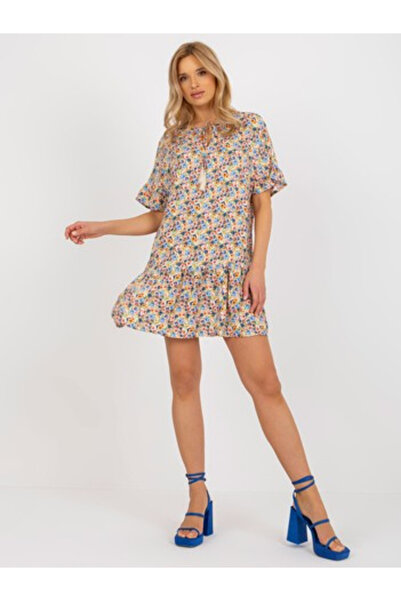 Sublevel Rochie Dama, Sublevel, Viscoza, Rochie evazata, Galben, model D73771...