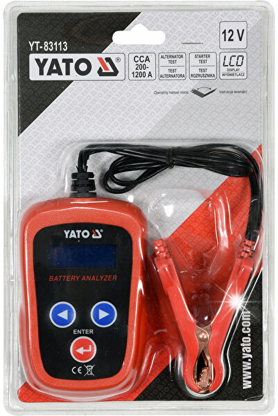 yato Tester acumulatori, multimetru electronic 12V