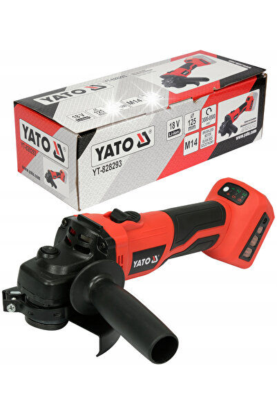 yato Polizor unghiular 18V 125mm fără perii cu reglare a vitezei, corp